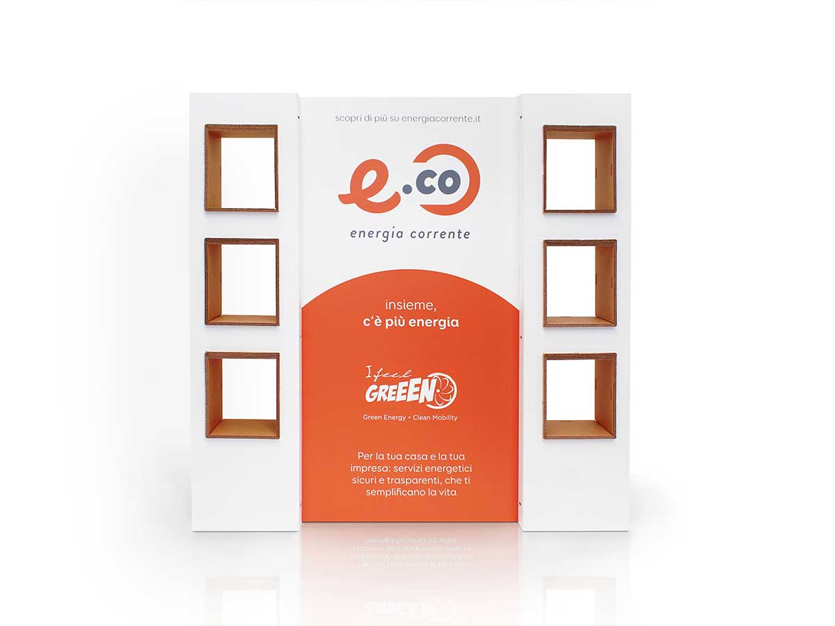 Parete porta prodotti