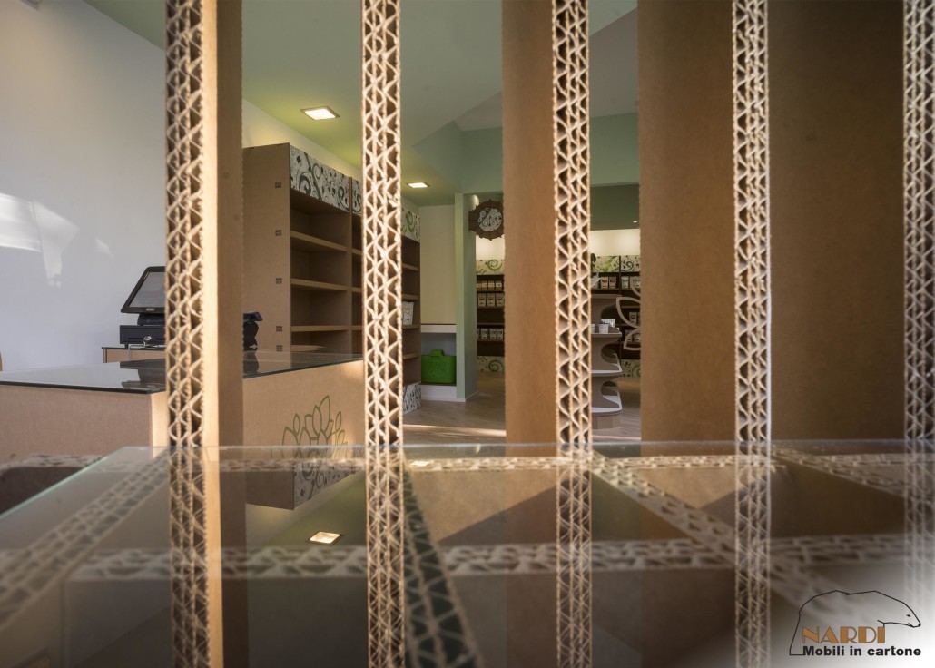 allestimento ecologico negozio