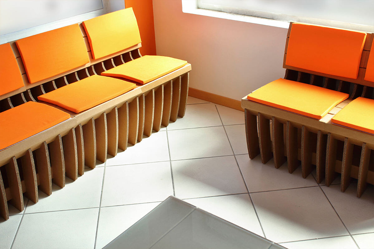 mobili in cartone per uffici