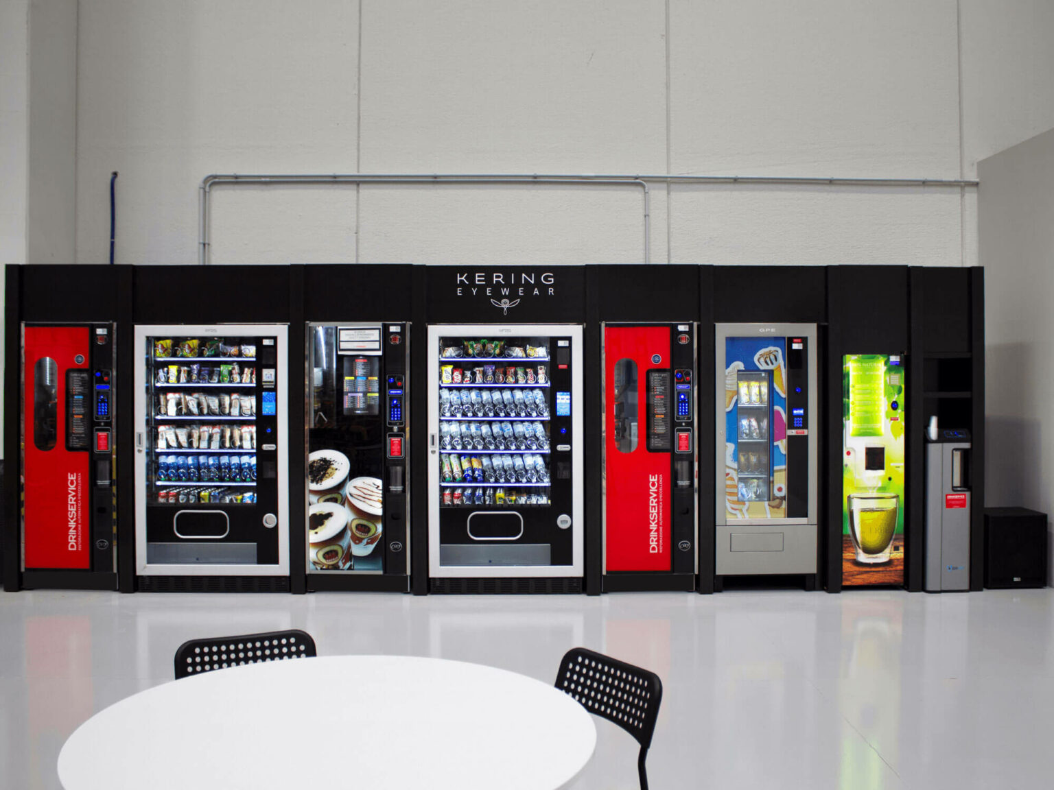 allestimento area vending