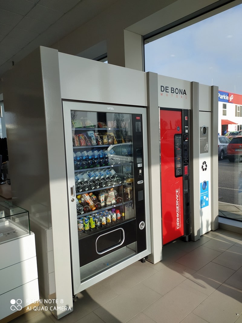 allestimento area vending