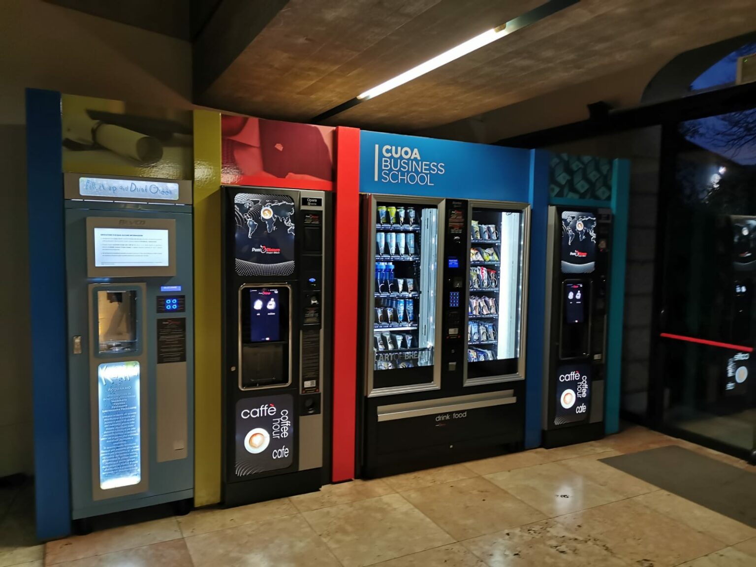 allestimento distributori automatici