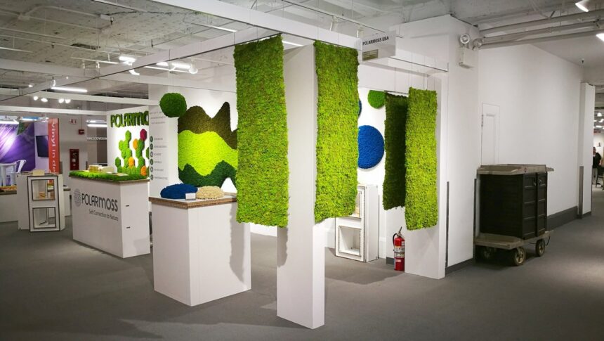 allestimento ecosostenibile