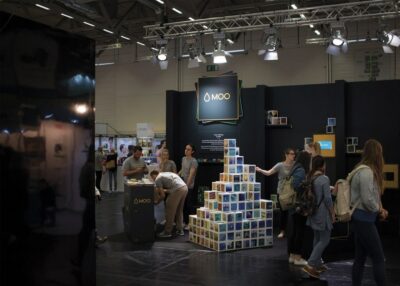 stand ecologico in cartone