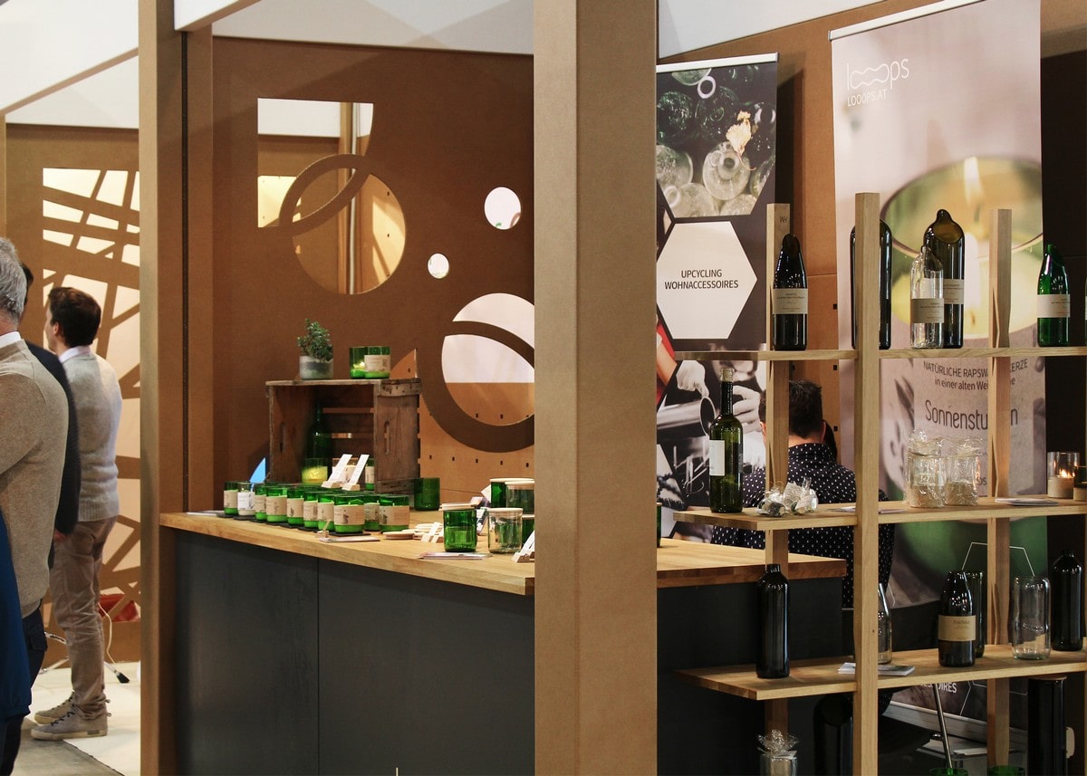 allestimento ecosostenibile