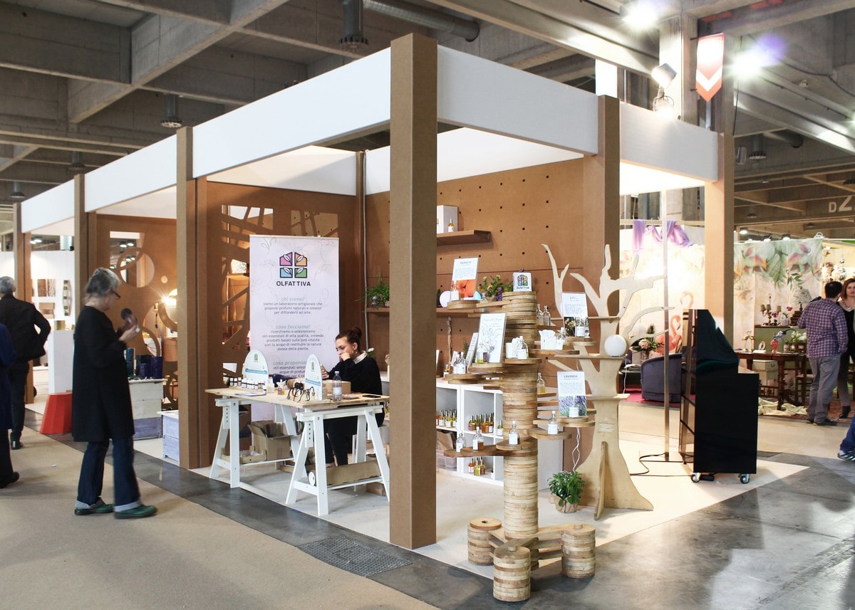 allestimento in cartone