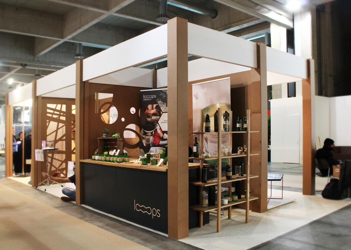 allestimento green per fiere