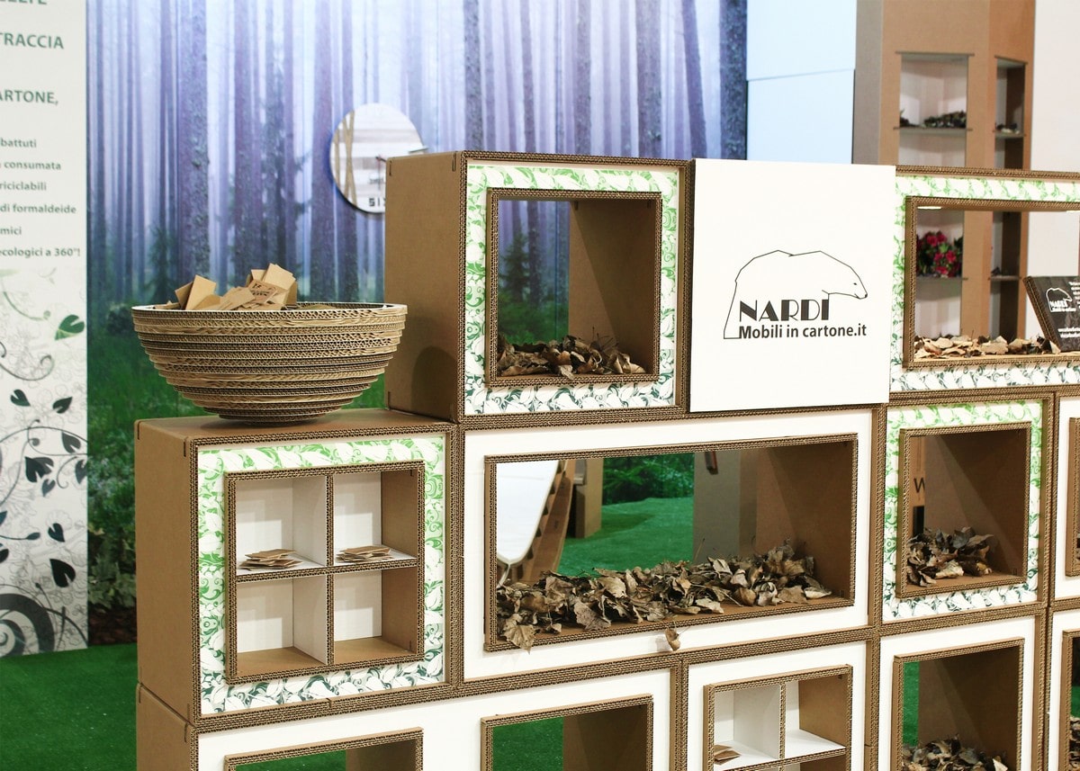 espositori in cartone per fiere ed eventi