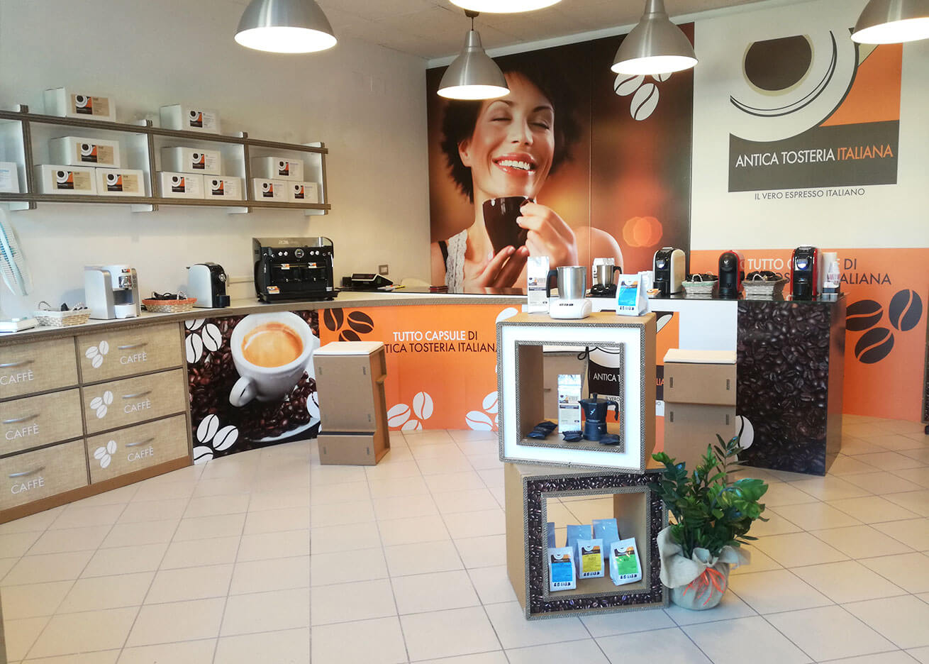 allestimento negozio ecologico