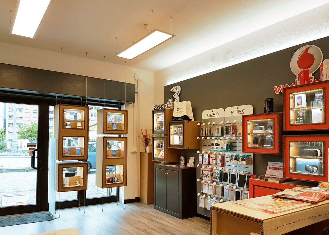 arredo negozio di design