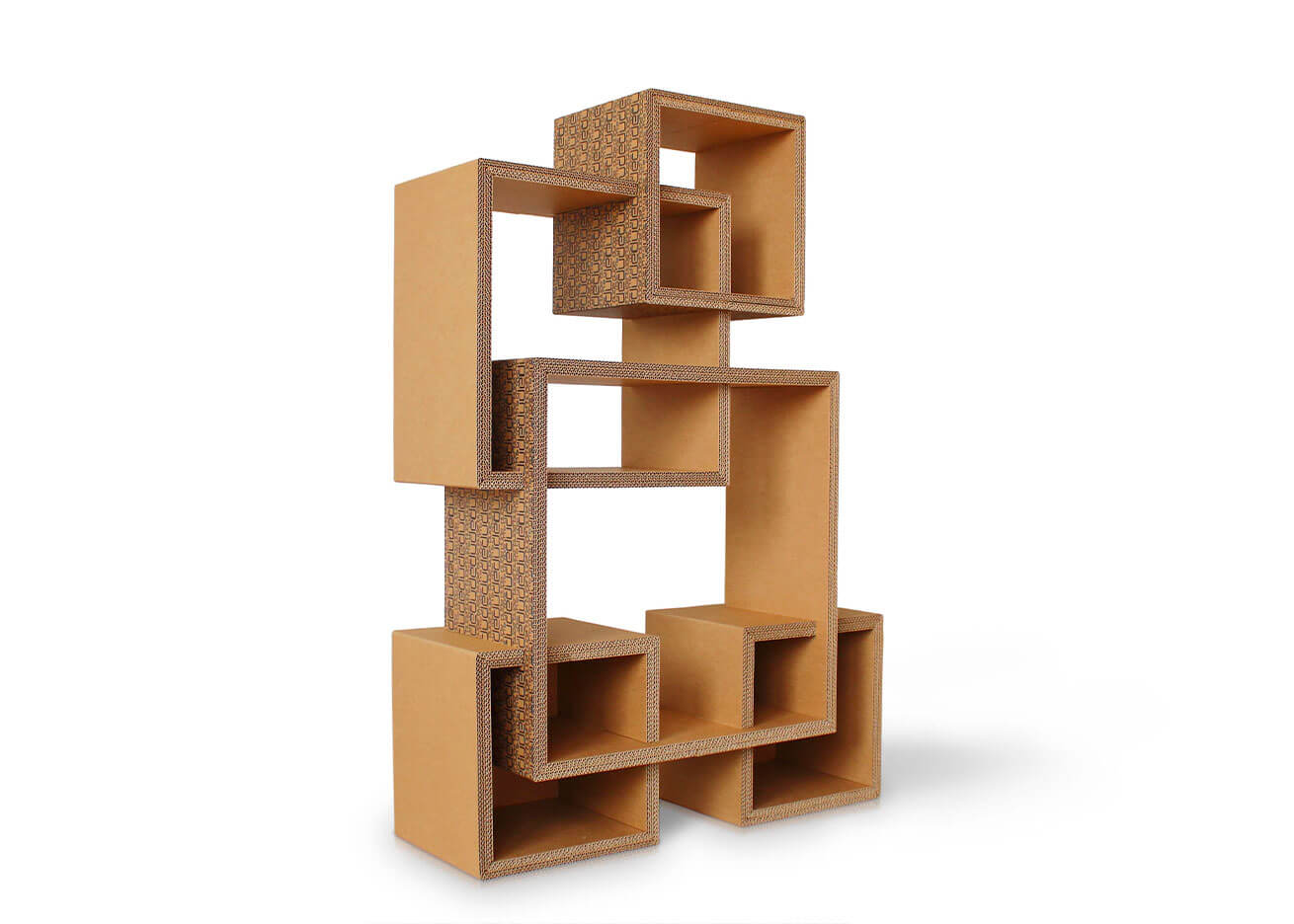 Espositore a cubi incastrati