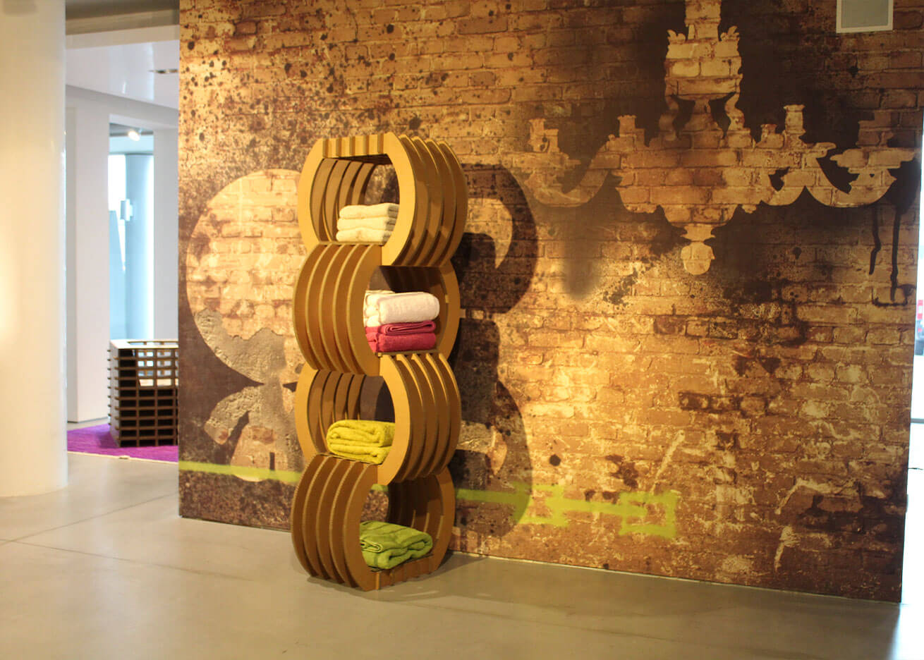 espositore in cartone