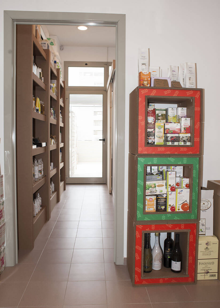 espositore ecologico in cartone