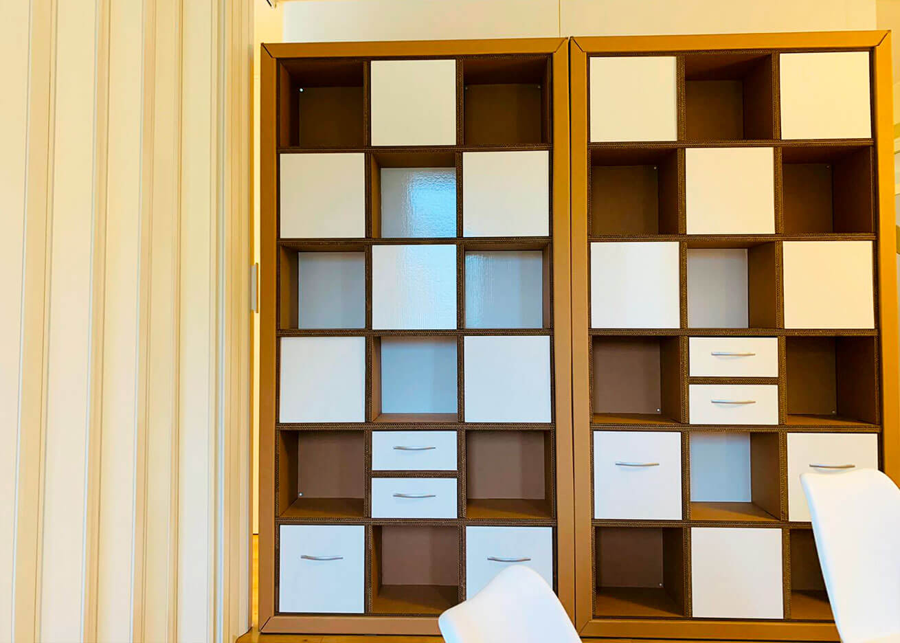 arredo ufficio ecologico in cartone