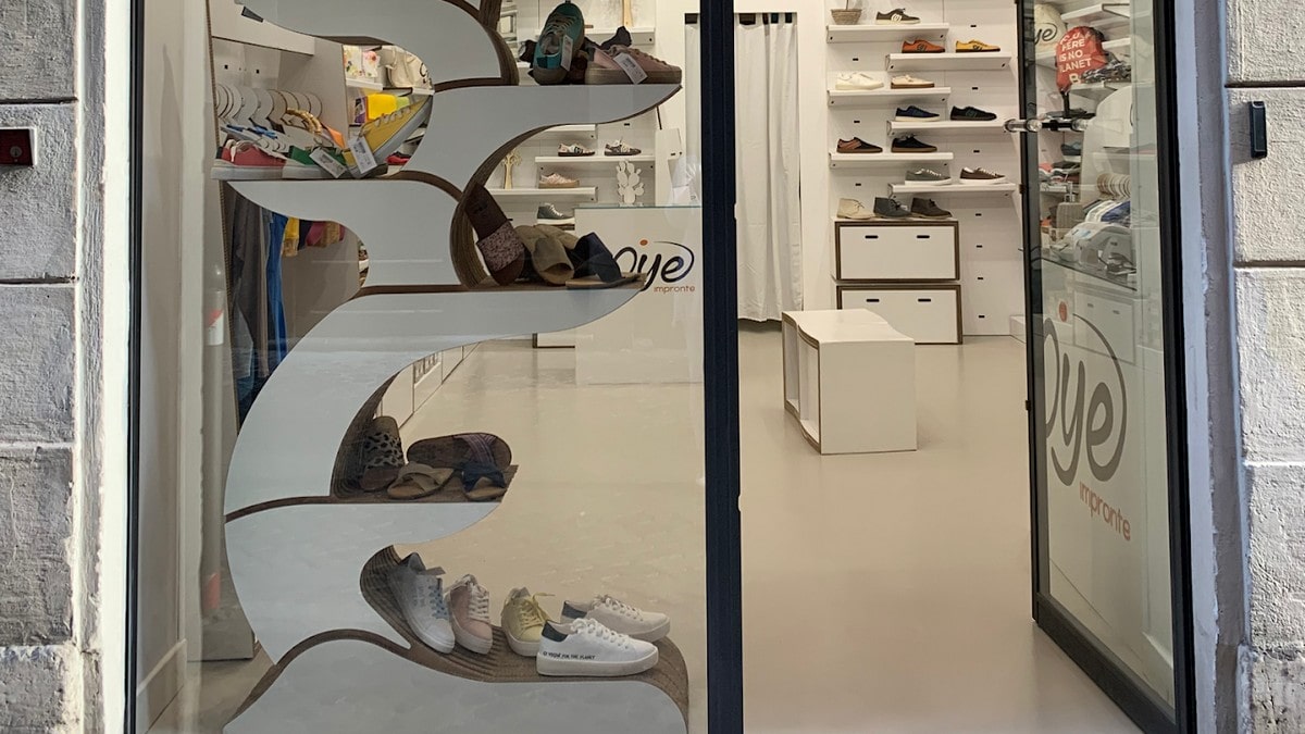 arredo negozio eco-friendly