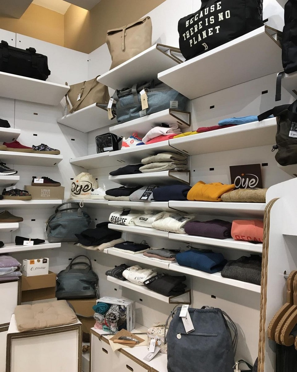 scaffalatura per negozi