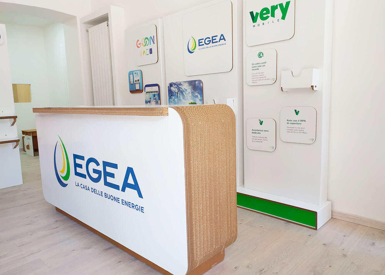 reception in cartone