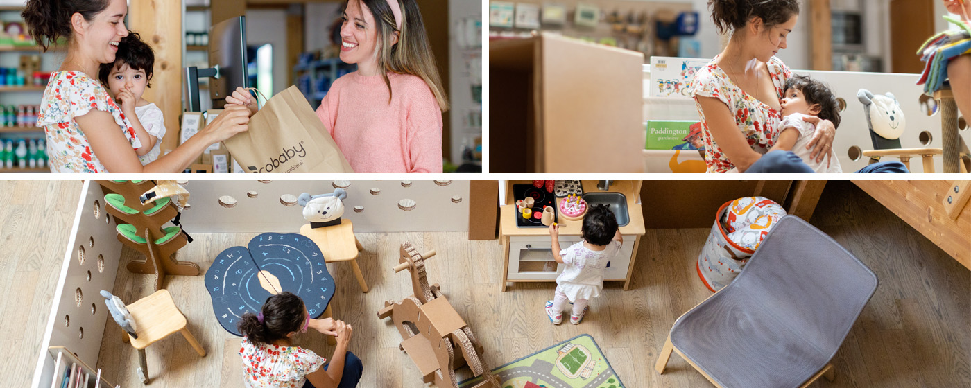 arredamento per negozio di abbigliamento per bambini