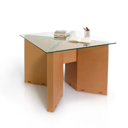 Tavolo riunioni quadrato in cartone Otro 100