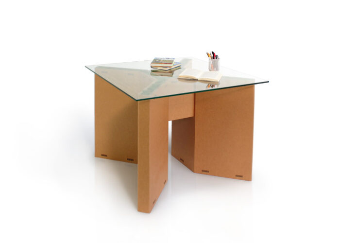 Tavolo riunioni quadrato in cartone Otro 100