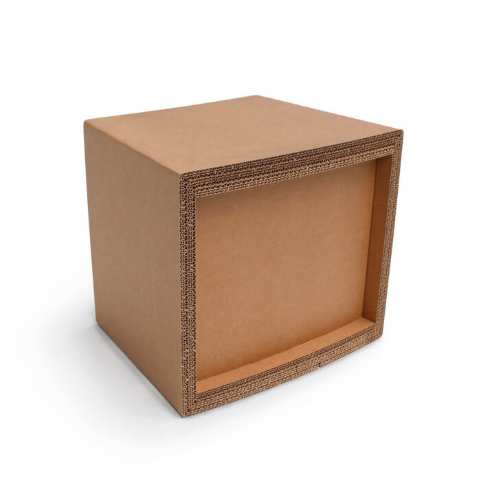 Sgabello rinforzato in cartone per eventi 'Abelaccio'