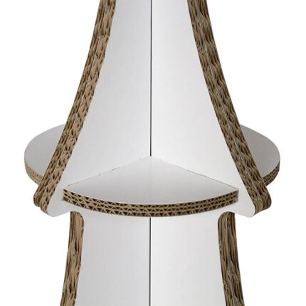 Espositore ad albero in cartone per negozio (dettaglio)