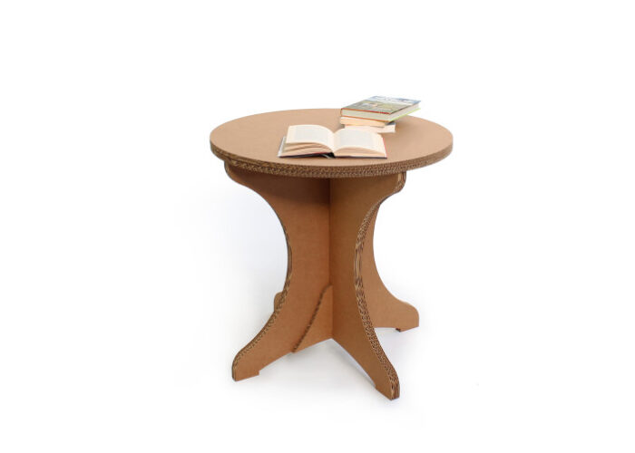 Tavolino rotondo in cartone rotondo 'Cadini C'