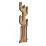 Appendiabiti di design a forma di cactus in cartone 'Capro'