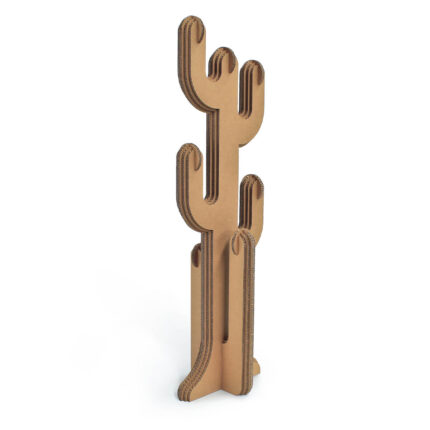 Appendiabiti di design a forma di cactus in cartone 'Capro'