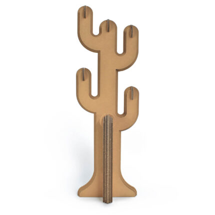 Appendiabiti in cartone cactus per retail