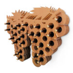 portabottiglie sostenibile cartone design