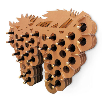 portabottiglie sostenibile cartone design