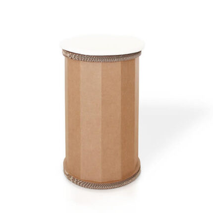 Sgabello circolare per negozio in cartone Felik S Plus