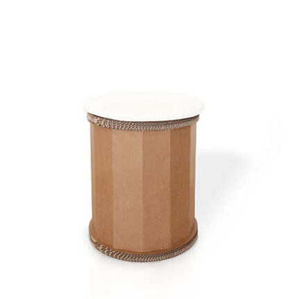 Sgabello circolare in cartone 'Felik S'