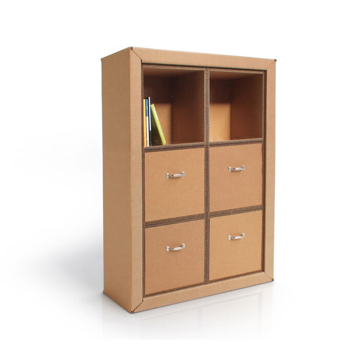 Libreria in cartone Fliua Plus