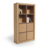 librerie modulare in cartone Flua Plus 40