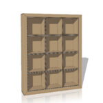 Libreria in cartone flua plus 40 progettazione