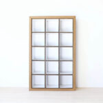 Libreria in cartone riciclabile per ufficio