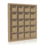 Libreria in cartone flua plus 50 render