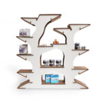 libreria espositore ad albero in cartone geri plus