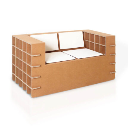 Divanetto in cartone rettangolare 'Golliaz Plus'