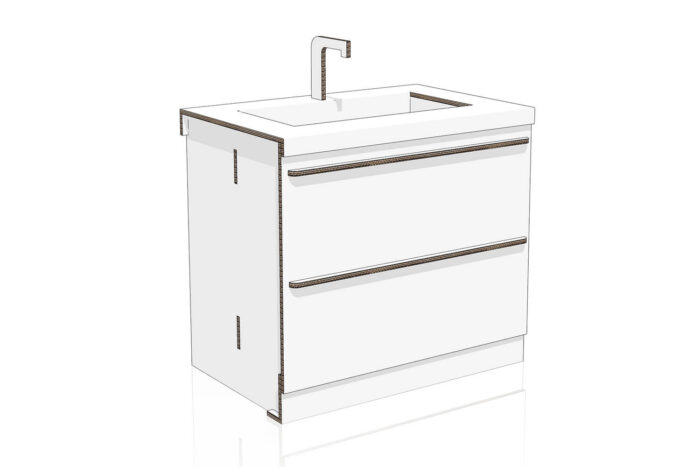 Home-staging,-Cucina-Lia---Modulo-lavandino-da-90