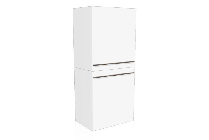 colonna frigo 90 cm in cartone per cucina 'Lia' onna-da-90 colonna frigo 90 cm in cartone per cucina 'Lia'