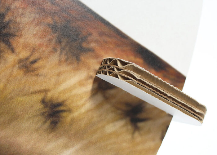 dettaglio soluzione ad incastro in cartone