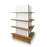 Espositore triangolare in cartone centro stanza 'Loccie'