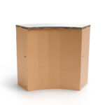 Rception curva in cartone