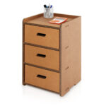 Cassettiera in cartone per ufficio con 3 cassetti 'Messi 1'