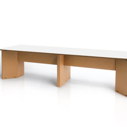 Tavolo riunioni grande in cartone 'Otro 300-400 C'