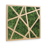 Pannello decorativo in cartone con lichene 'Rames 100'