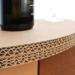 dettaglio ripiano in cartone